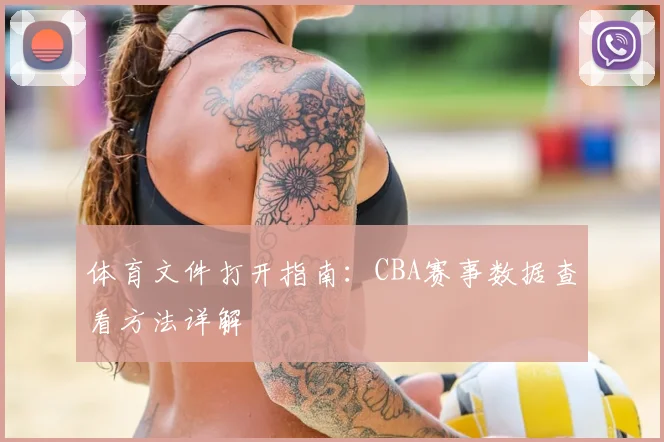 体育文件打开指南:CBA赛事数据查看方法详解