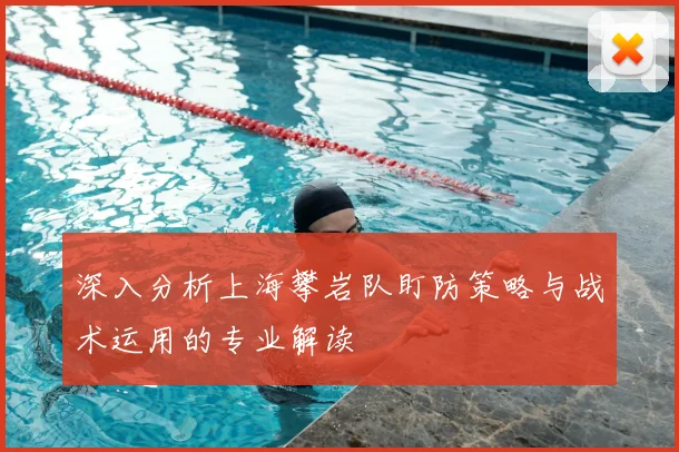 深入分析上海攀岩队盯防策略与战术运用的专业解读