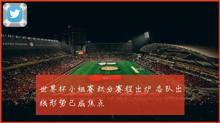 世界杯小组赛积分赛程出炉 各队出线形势已成焦点